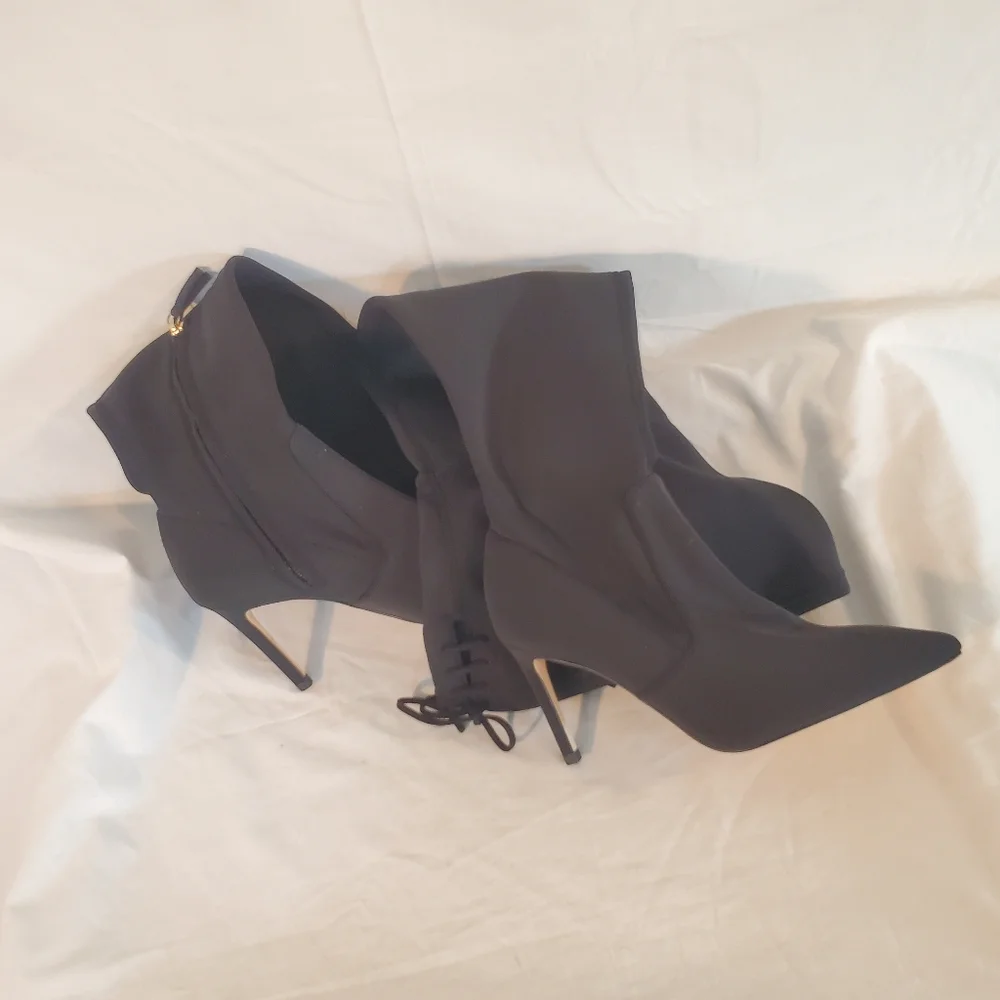 GOOD AMERICAN Women’s 5 black high heels over the knee boots New without Tag/box